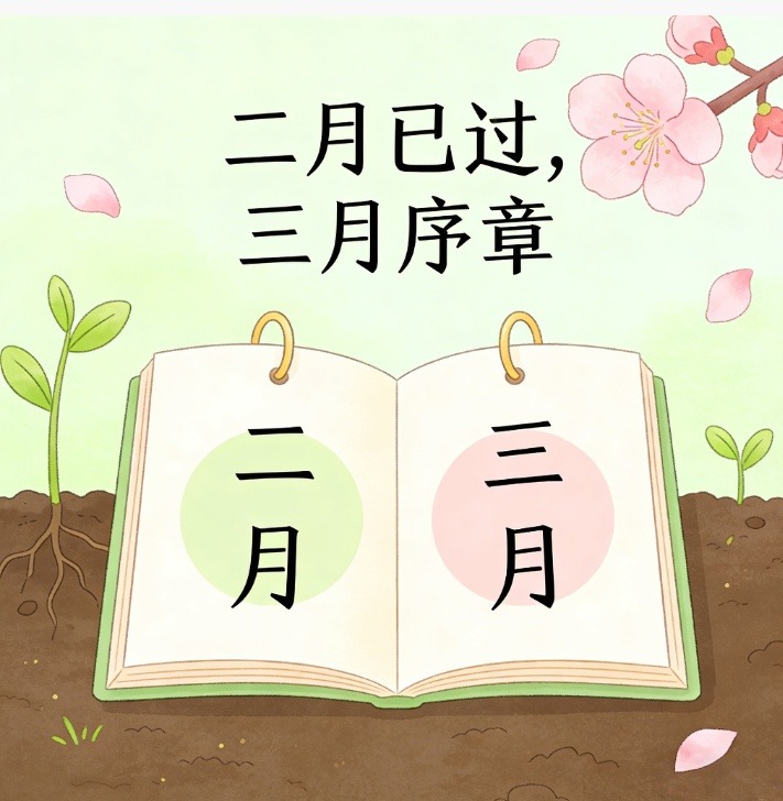 二月已过，三月序章